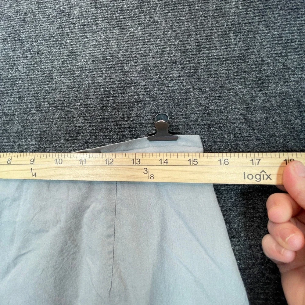 Banana Republic Pencil Mini Skirt Womens 14 Grey Made in Italy Y2K Dark Academia